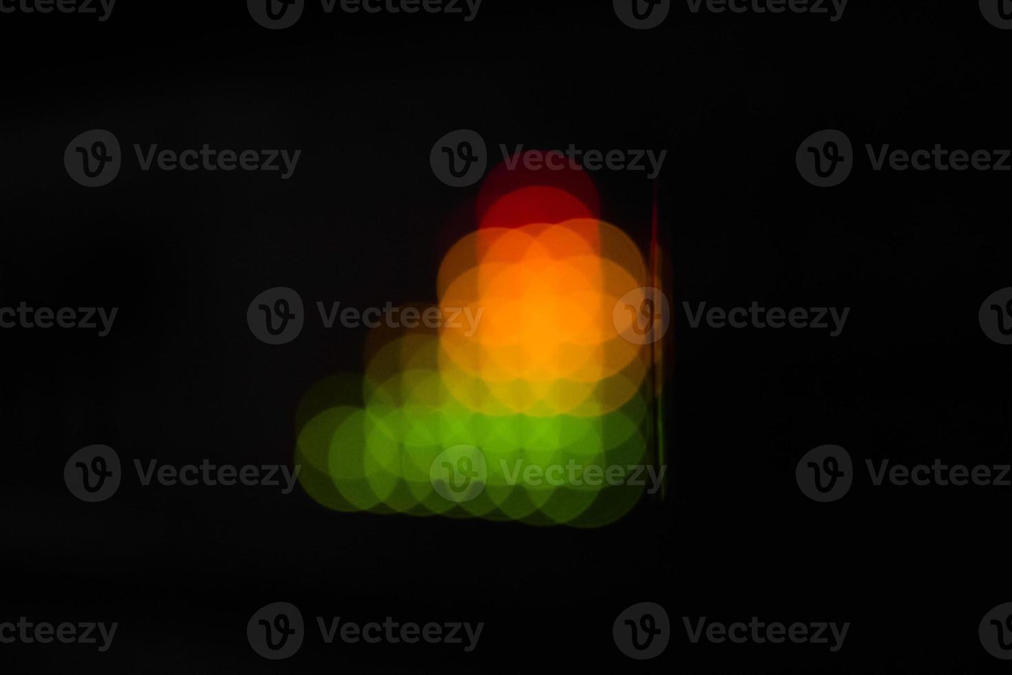 Blurred equalizer bars - abstract colorful dots photo