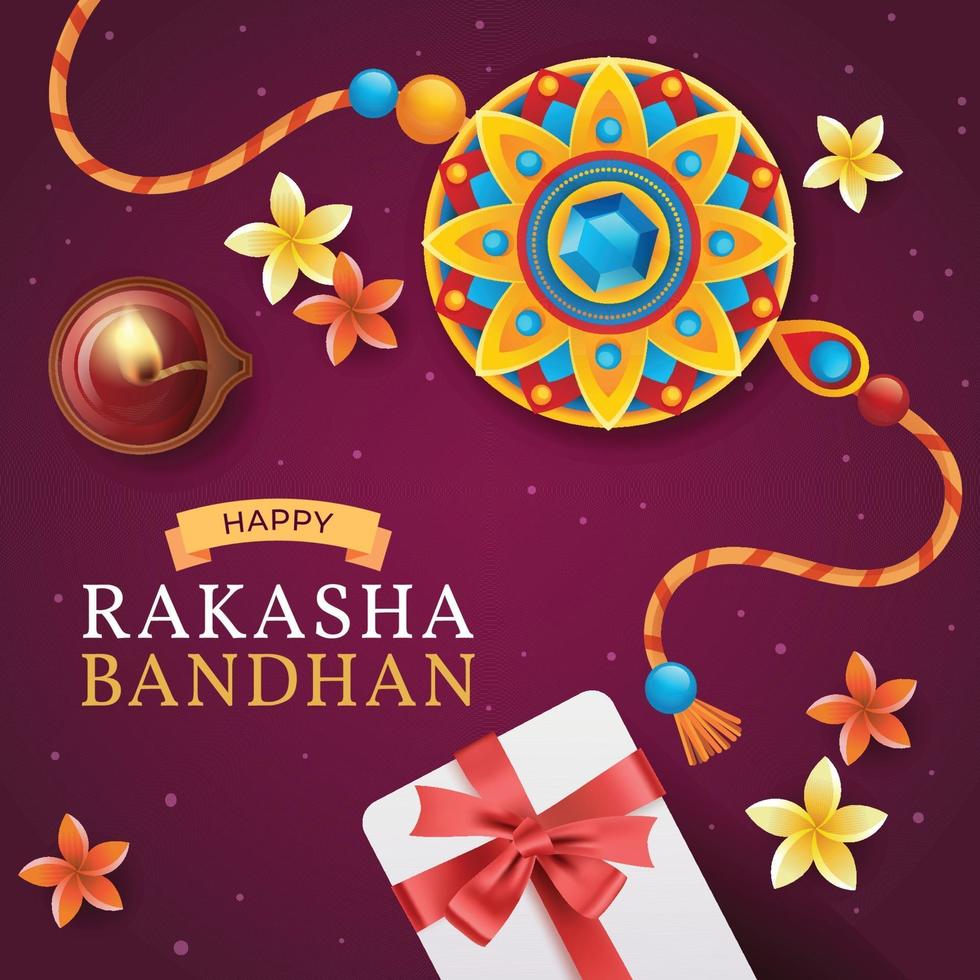 Rakasha Badhan Festival vector