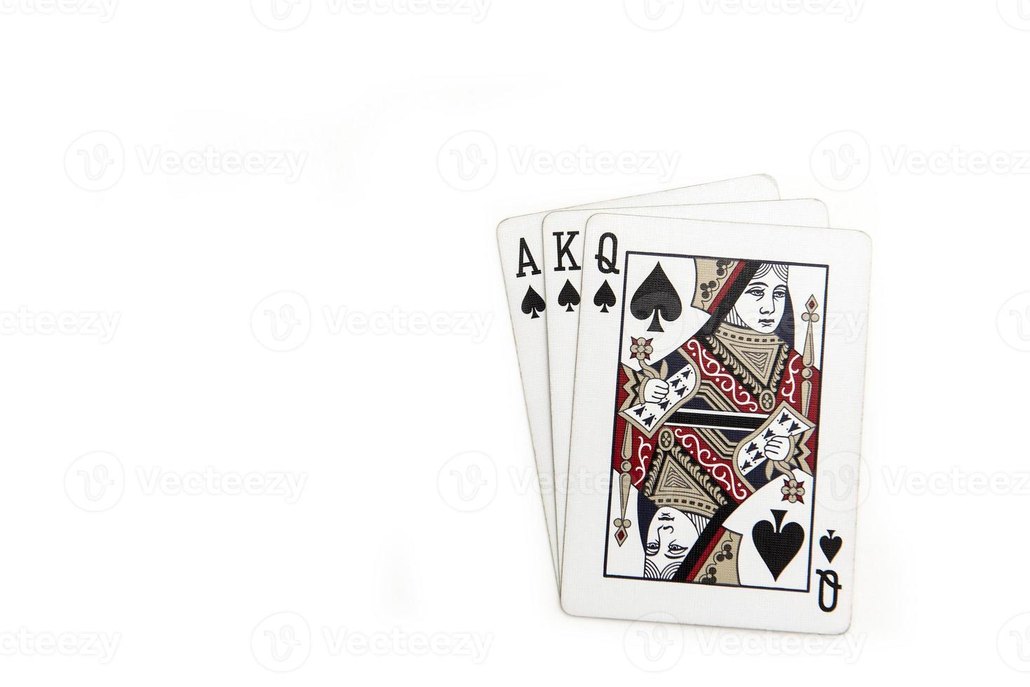 Playing cards background photo