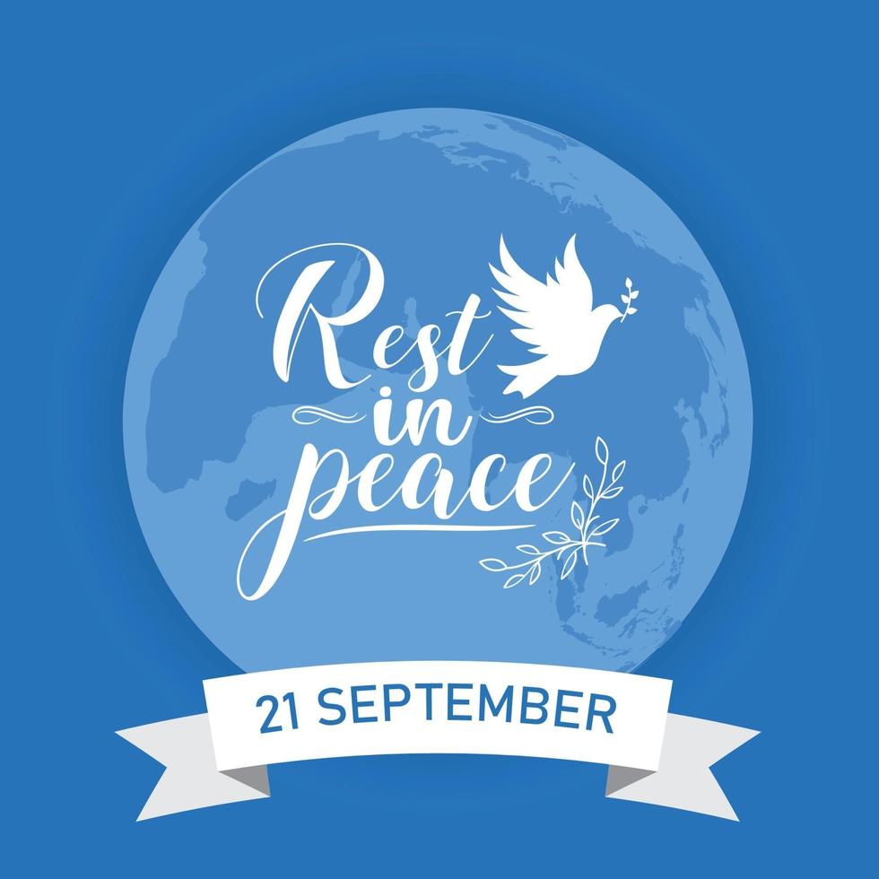 International peace day. Illustration concept present peace world. vector