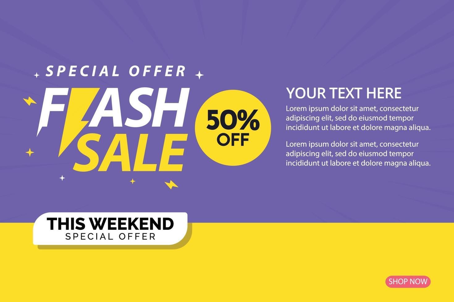 Sale design banner templates. vector