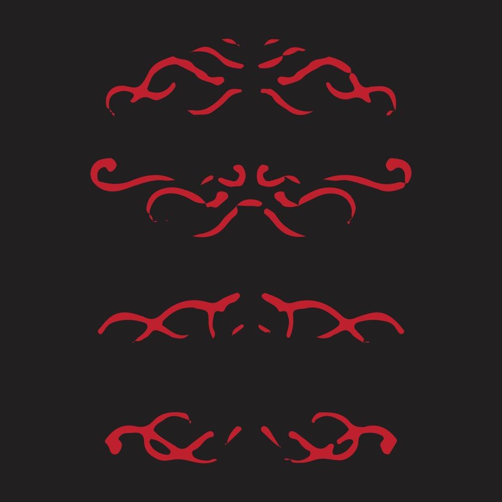 Dirty ornaments design vector