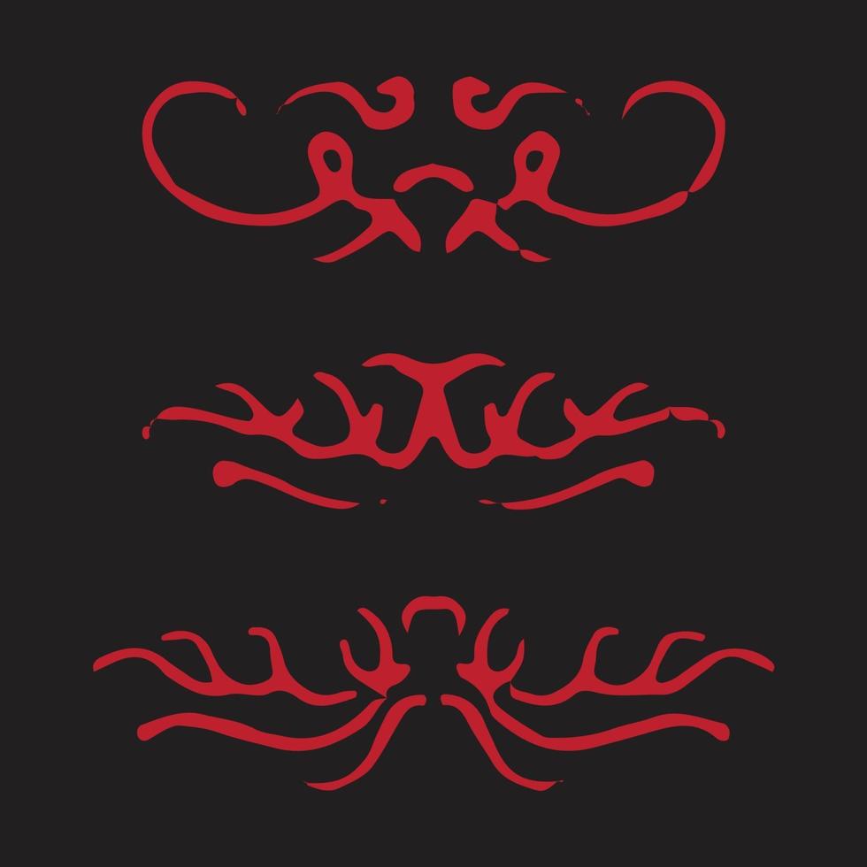 Dirty ornaments design vector