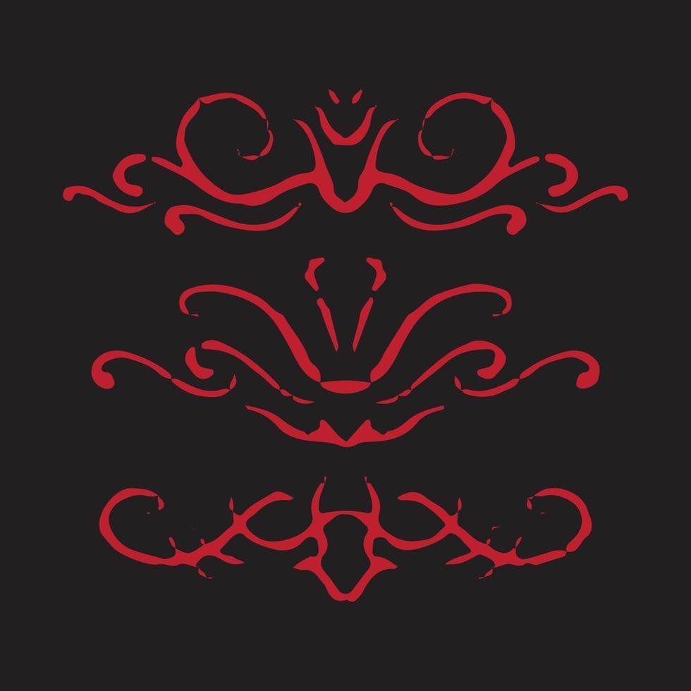 Dirty ornaments design vector