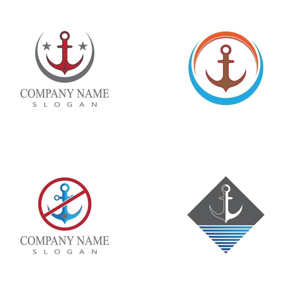 Anchor Logo Template vector symbol design