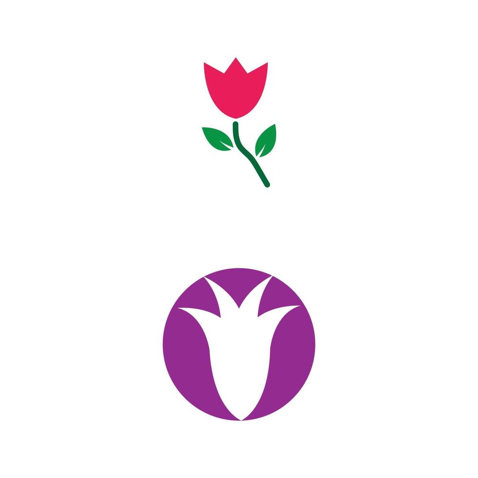 diseño de icono de vector de flor