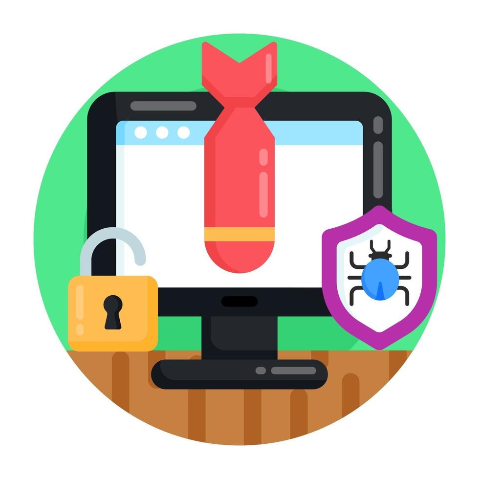 Online Folder Security vector