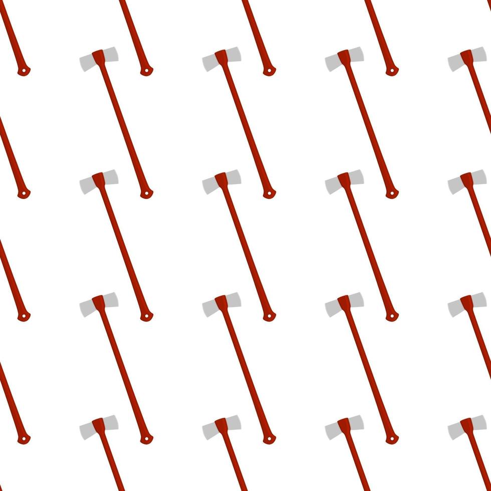 Illustration on theme pattern steel axes with wooden handle vector