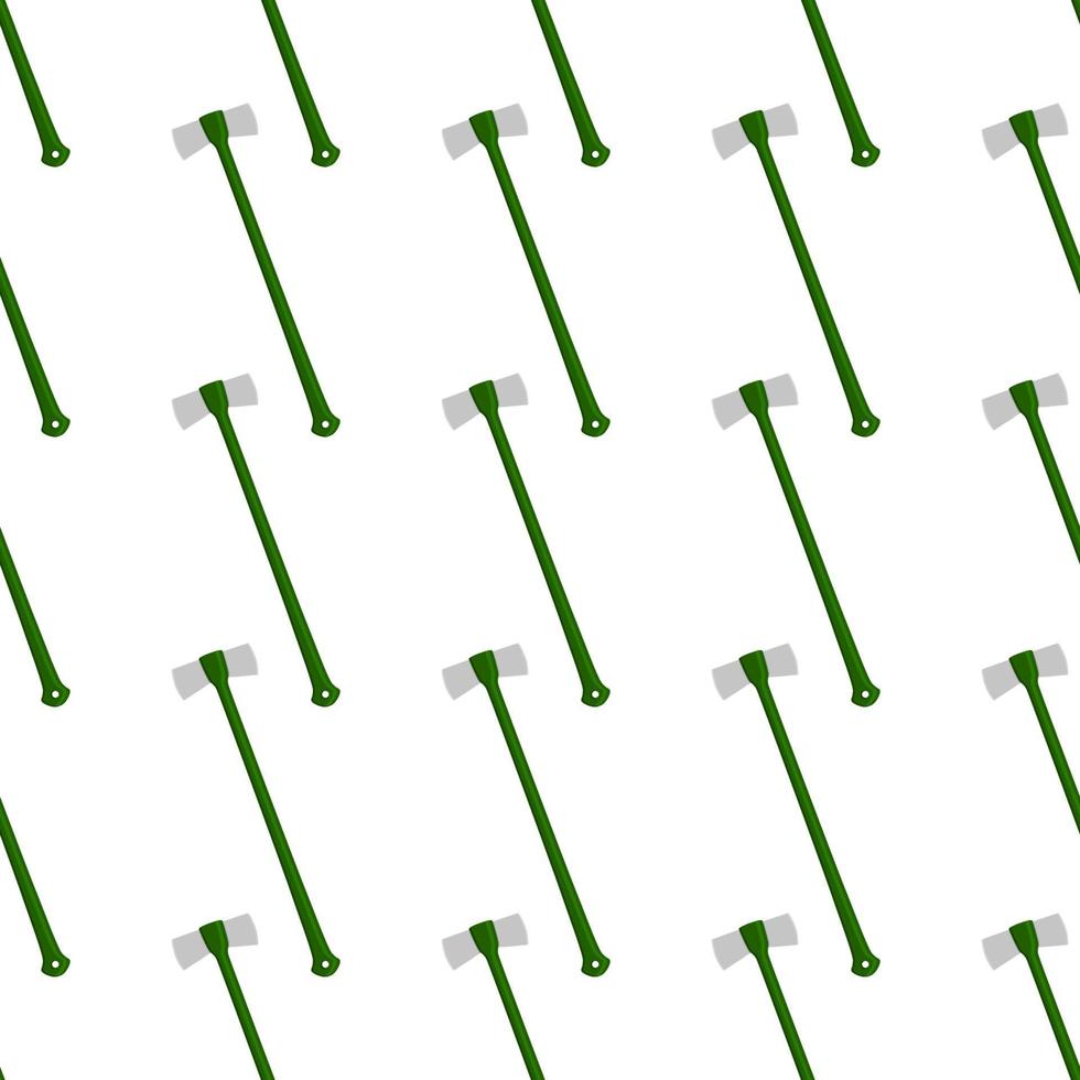 Illustration on theme pattern steel axes with wooden handle vector