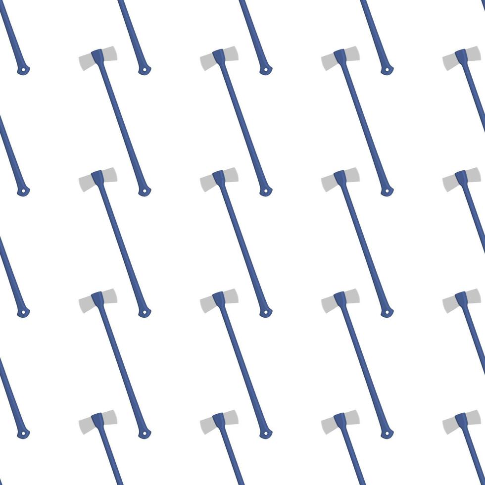 Illustration on theme pattern steel axes with wooden handle vector