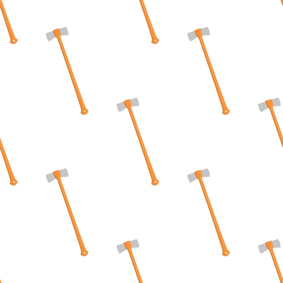 Illustration on theme pattern steel axes with wooden handle vector