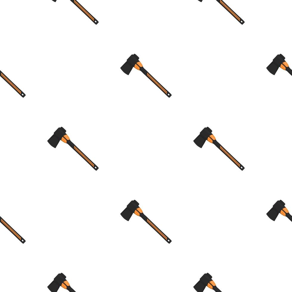 Illustration on theme pattern steel axes with wooden handle vector