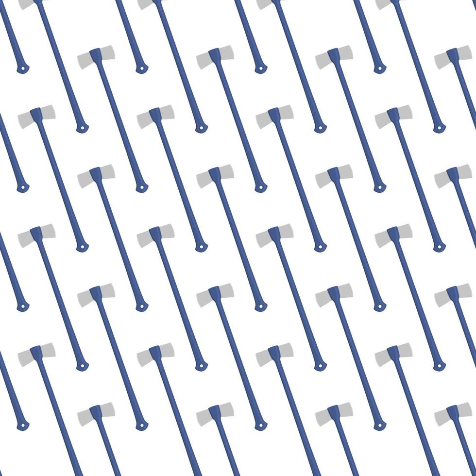 Illustration on theme pattern steel axes with wooden handle vector