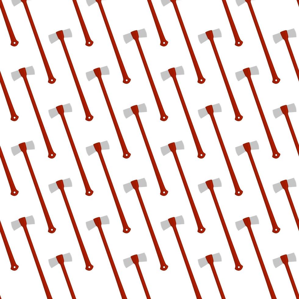 Illustration on theme pattern steel axes with wooden handle vector