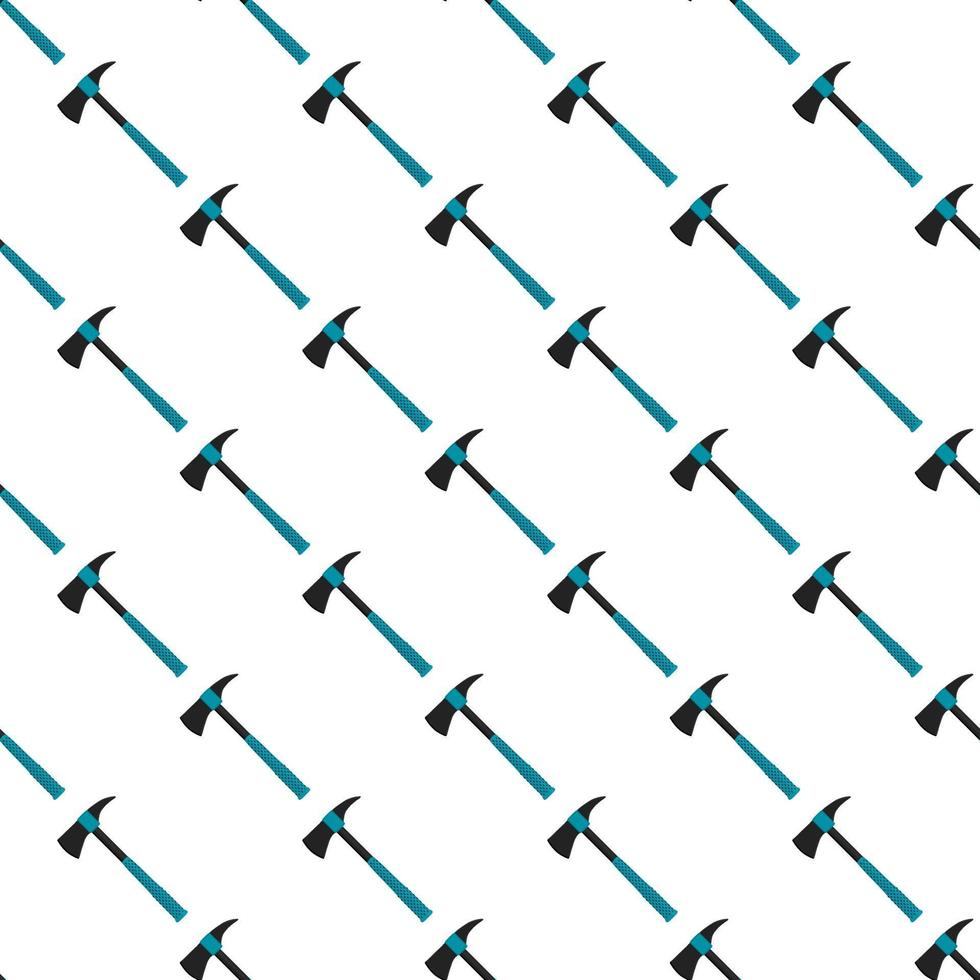 Illustration on theme pattern steel axes with wooden handle vector