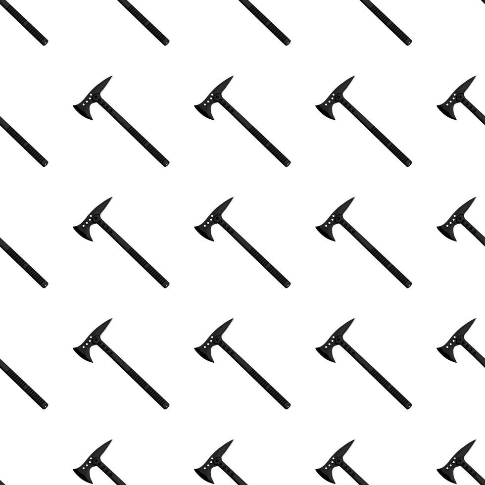 Illustration on theme pattern steel axes with wooden handle vector