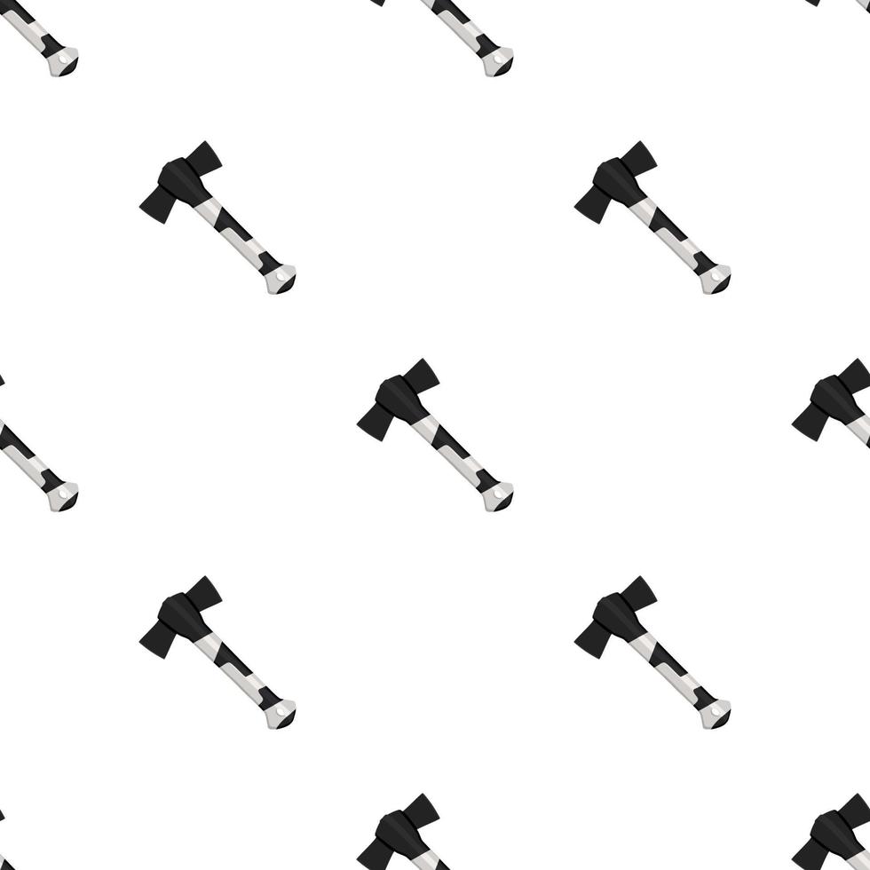 Illustration on theme pattern steel axes with wooden handle vector