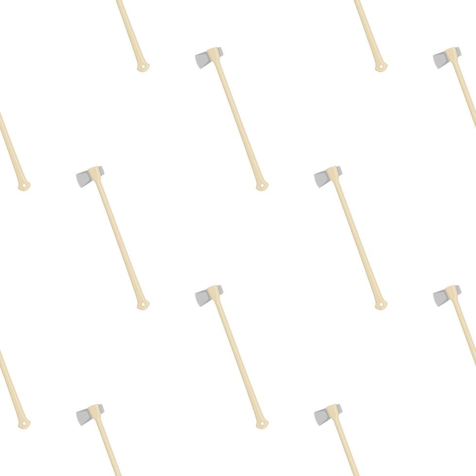 Illustration on theme pattern steel axes with wooden handle vector