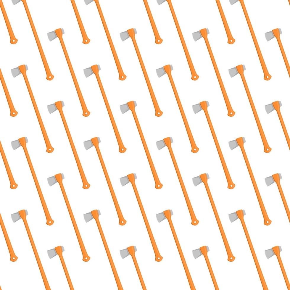 Illustration on theme pattern steel axes with wooden handle vector