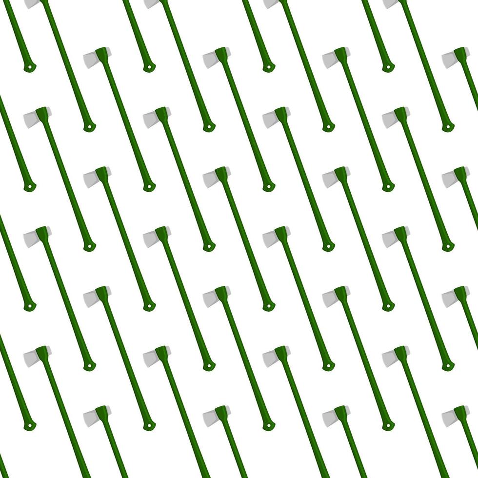 Illustration on theme pattern steel axes with wooden handle vector