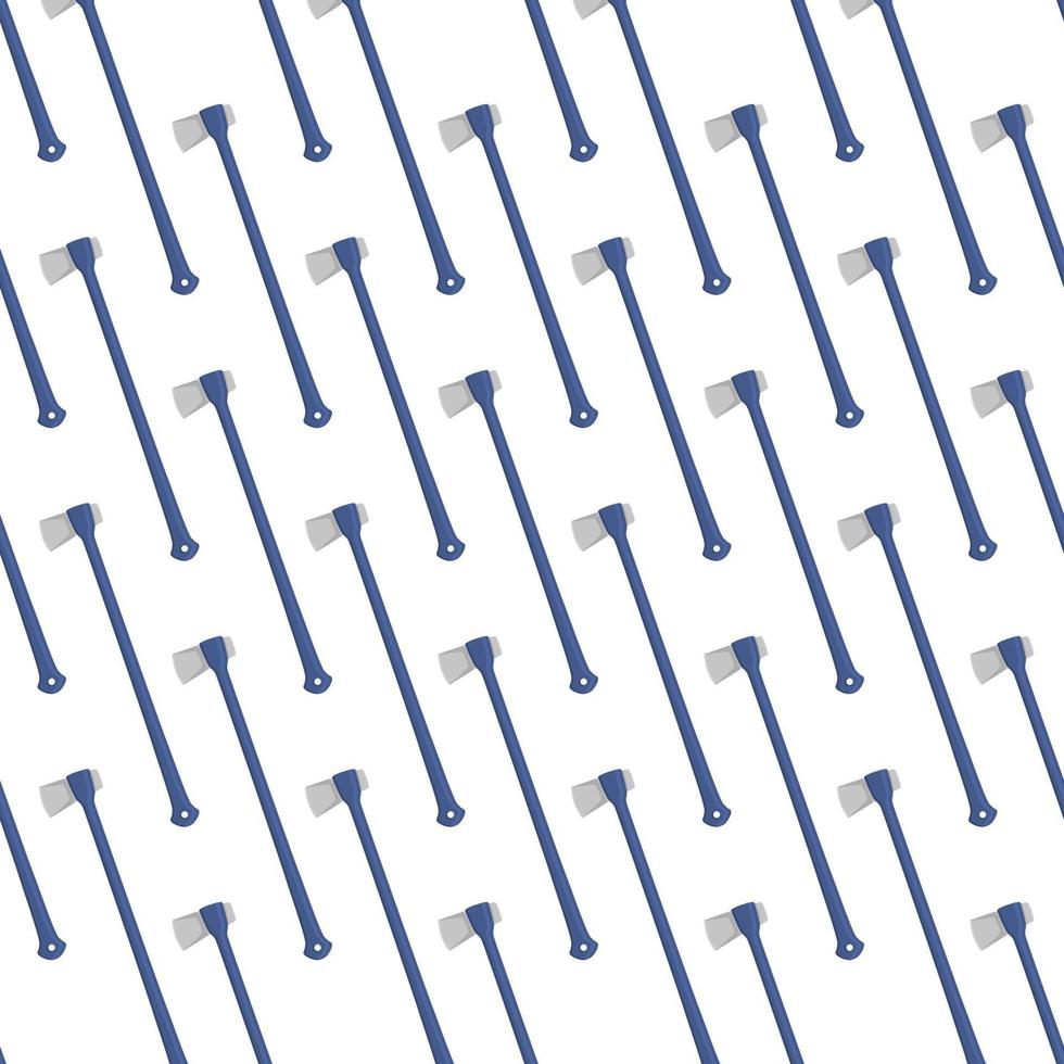 Illustration on theme pattern steel axes with wooden handle vector