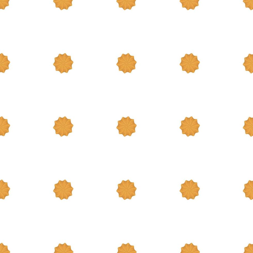 big set identical biscuit, kit colorful pastry cookie vector