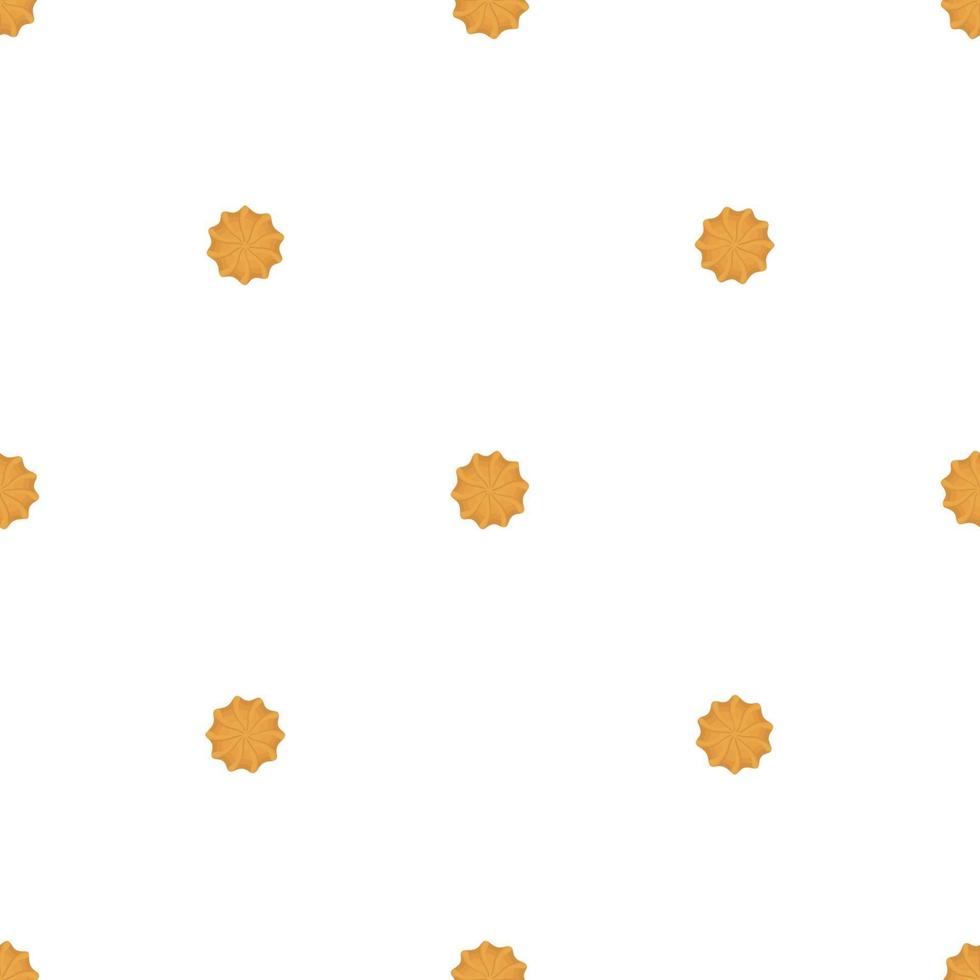 big set identical biscuit, kit colorful pastry cookie vector