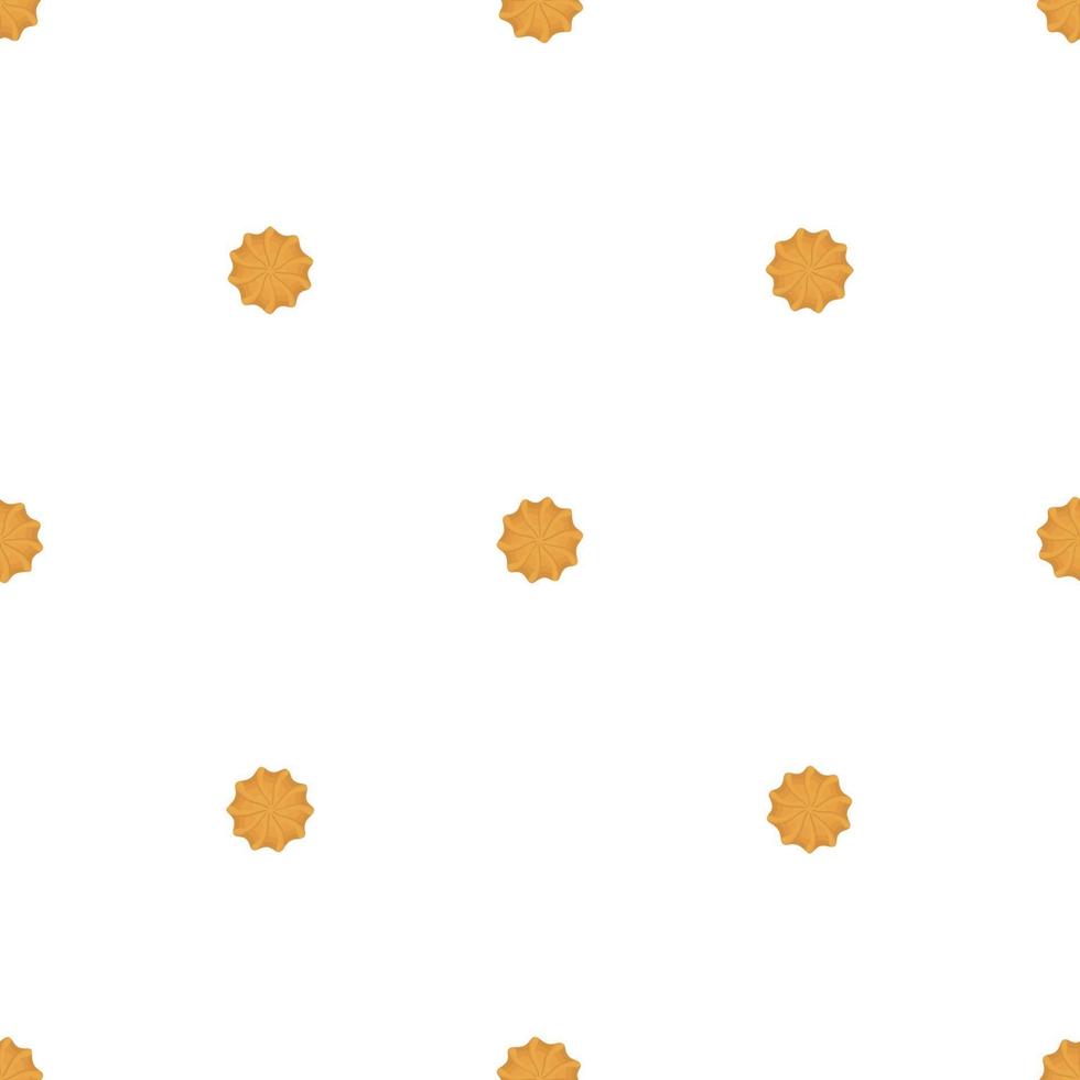 big set identical biscuit, kit colorful pastry cookie vector