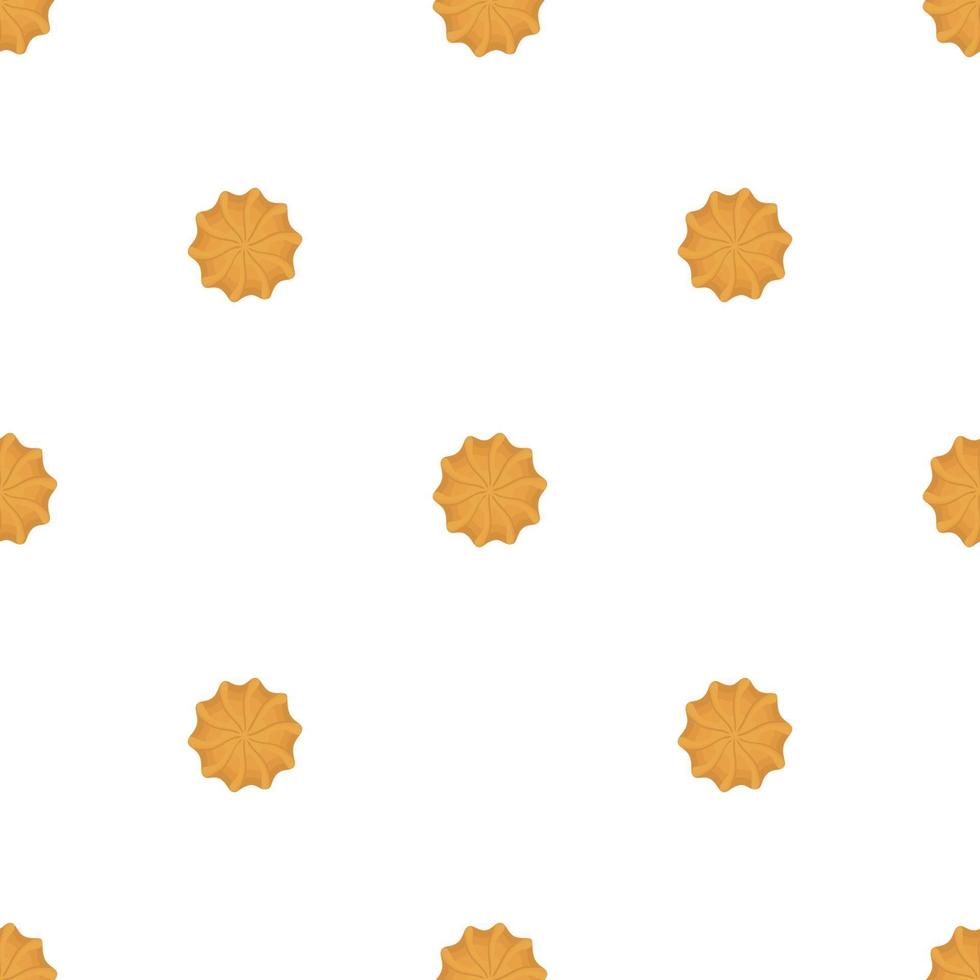 big set identical biscuit, kit colorful pastry cookie vector