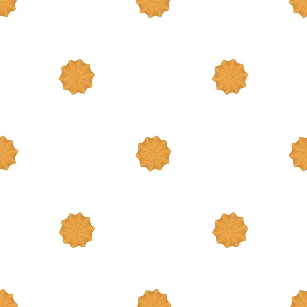 big set identical biscuit, kit colorful pastry cookie vector