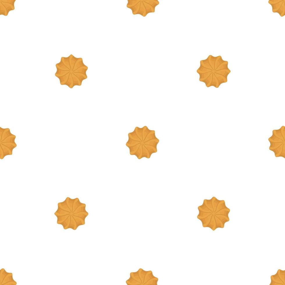 big set identical biscuit, kit colorful pastry cookie vector