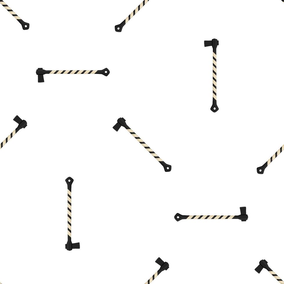 Illustration on theme pattern steel axes with wooden handle vector
