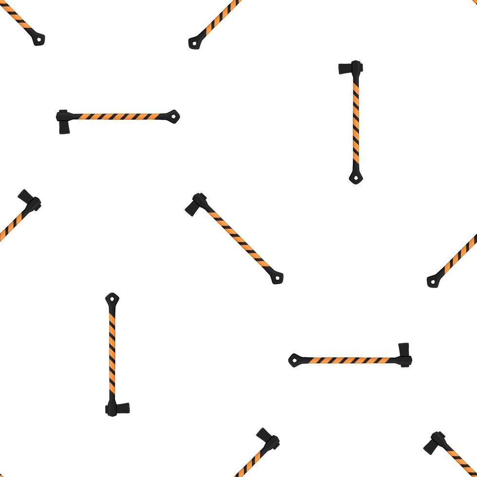 Illustration on theme pattern steel axes with wooden handle vector