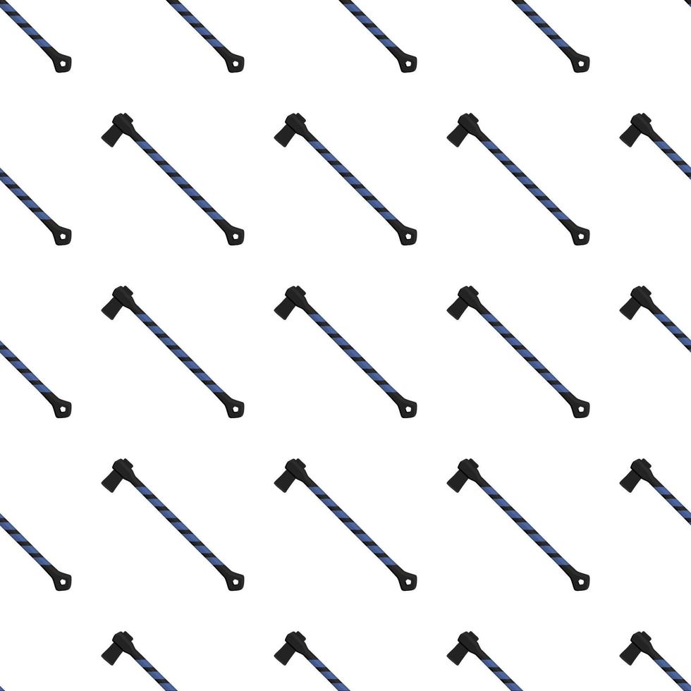 Illustration on theme pattern steel axes with wooden handle vector