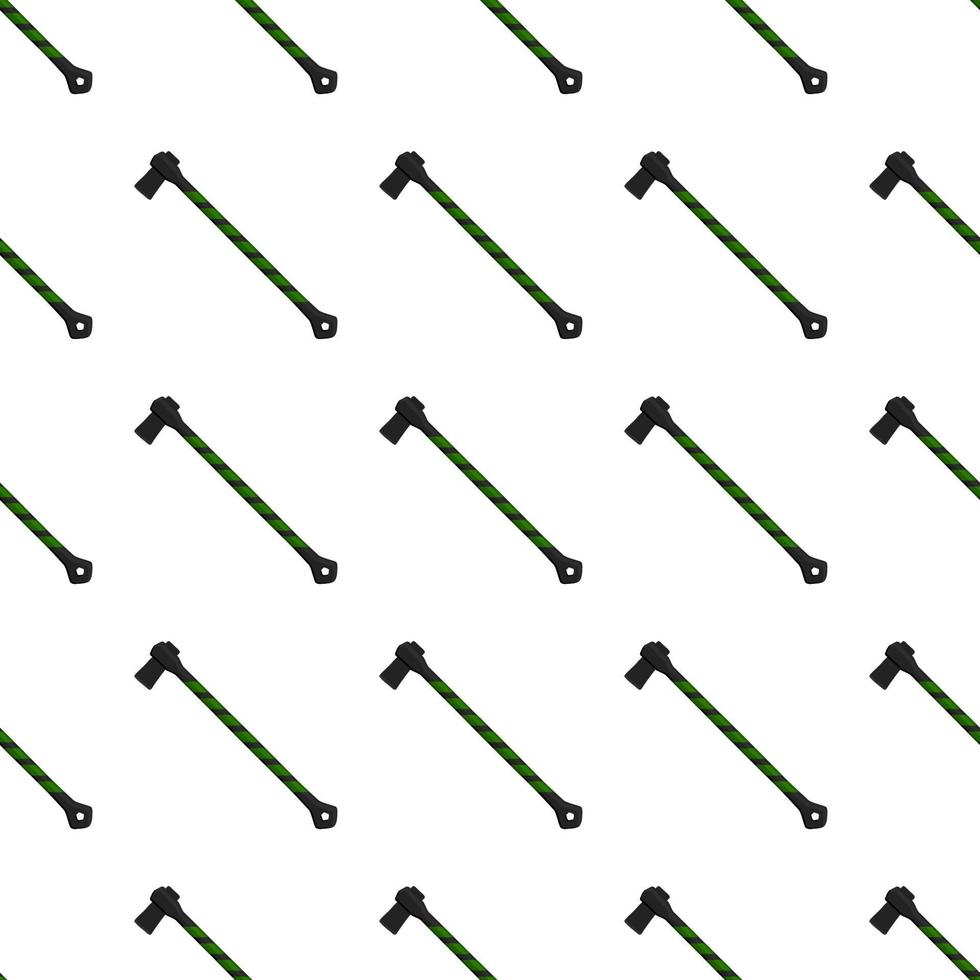 Illustration on theme pattern steel axes with wooden handle vector