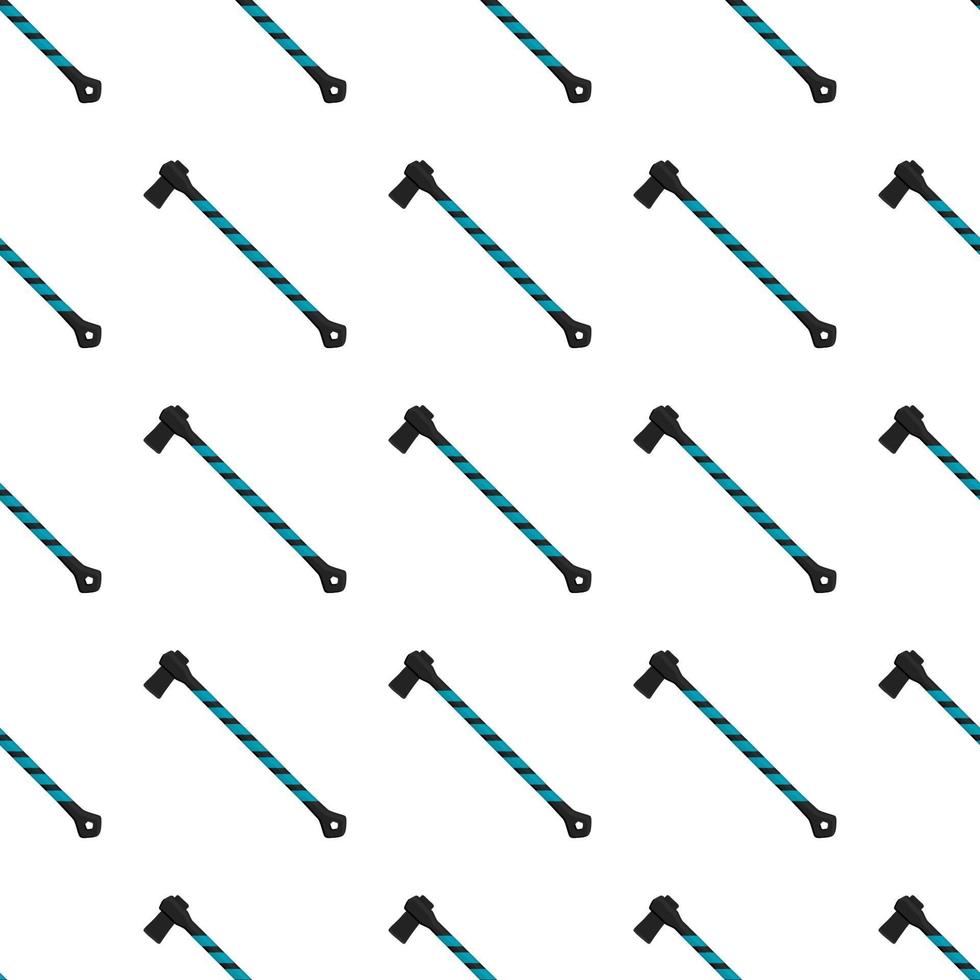 Illustration on theme pattern steel axes with wooden handle vector