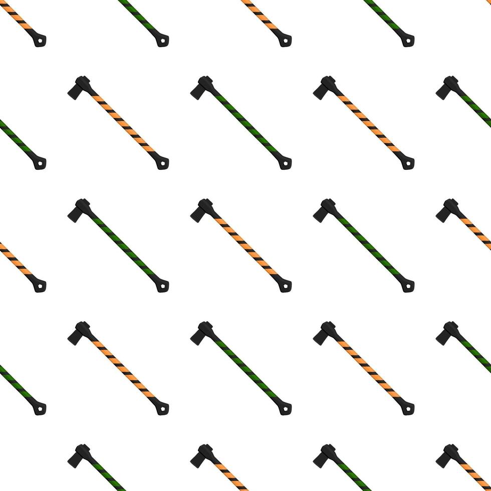 Illustration on theme pattern steel axes with wooden handle vector