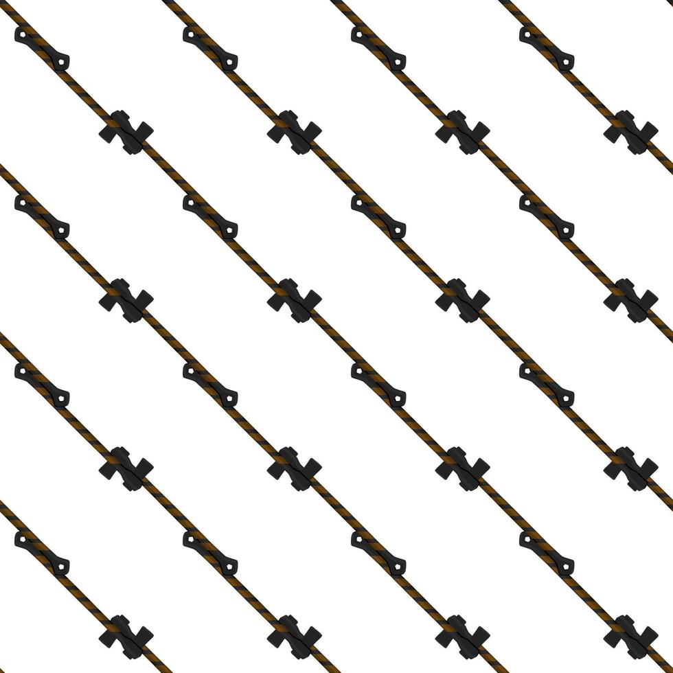 Illustration on theme pattern steel axes with wooden handle vector