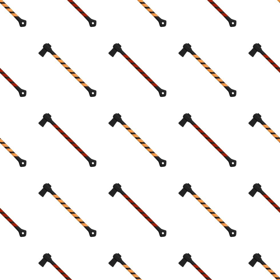 Illustration on theme pattern steel axes with wooden handle vector