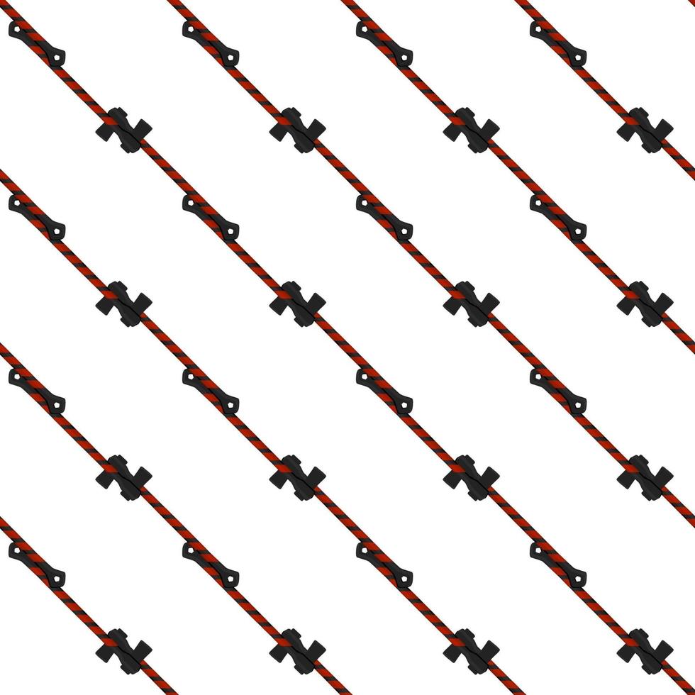 Illustration on theme pattern steel axes with wooden handle vector