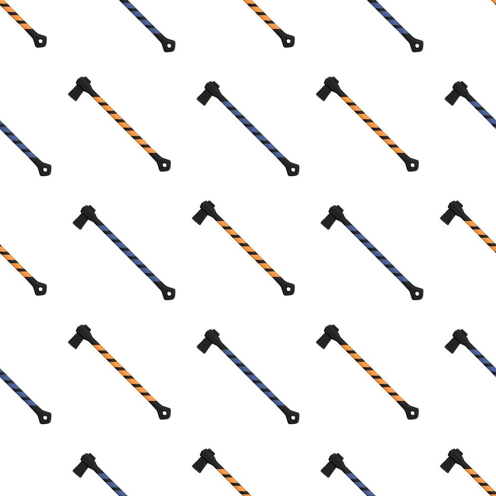 Illustration on theme pattern steel axes with wooden handle vector