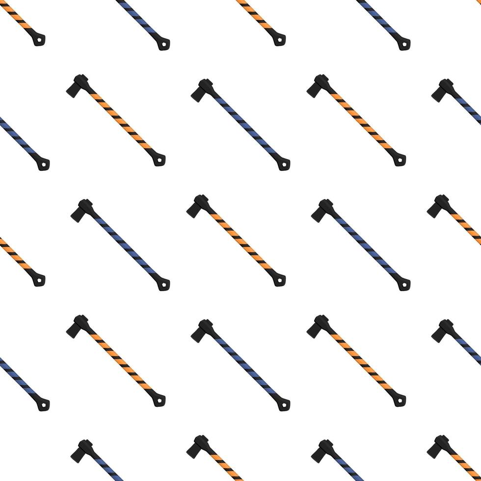 Illustration on theme pattern steel axes with wooden handle vector