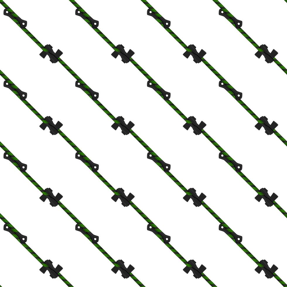 Illustration on theme pattern steel axes with wooden handle vector