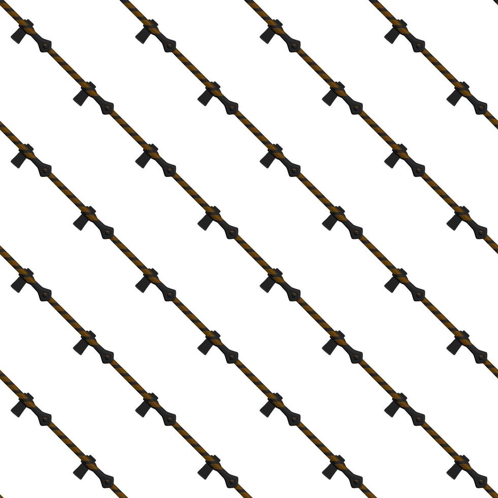 Illustration on theme pattern steel axes with wooden handle vector