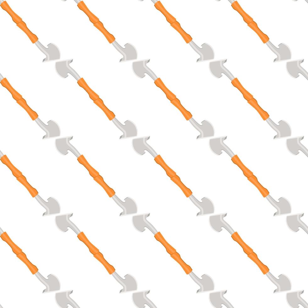Illustration on theme pattern steel axes with wooden handle vector