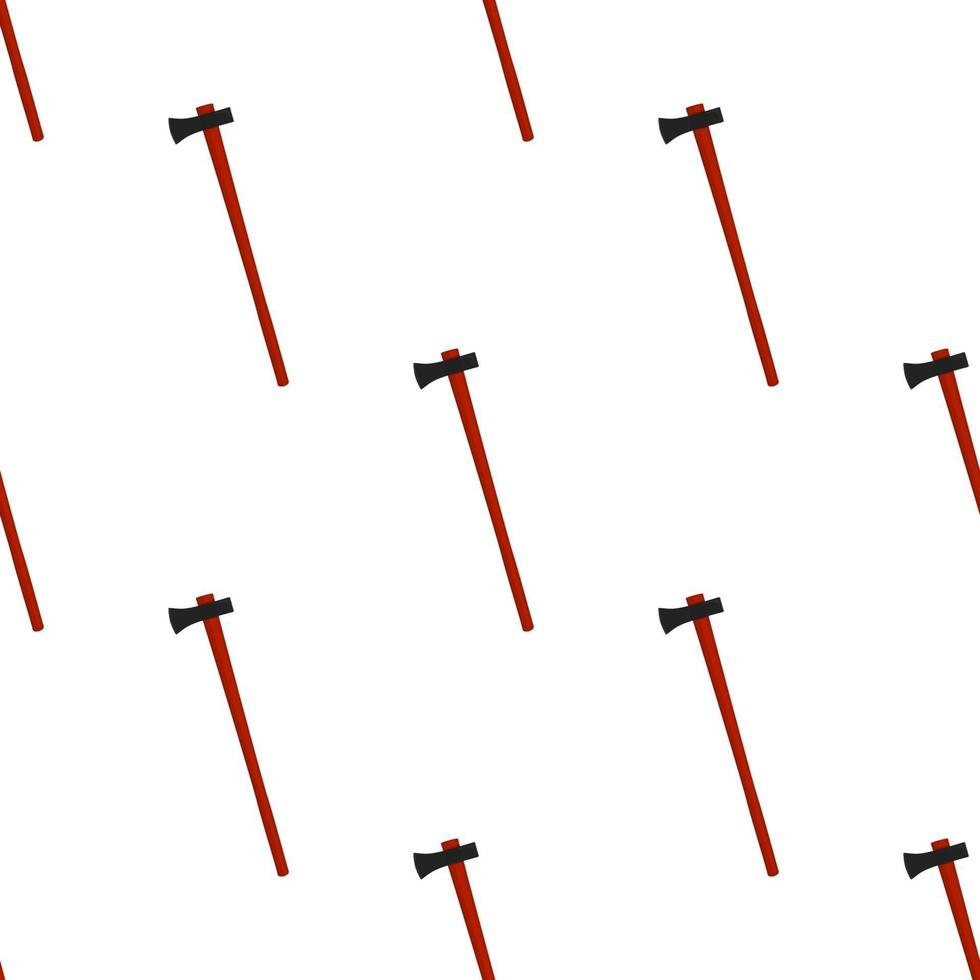 Illustration on theme pattern steel axes with wooden handle vector