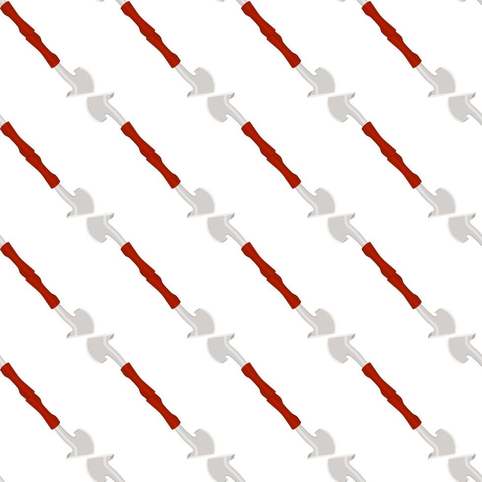 Illustration on theme pattern steel axes with wooden handle vector