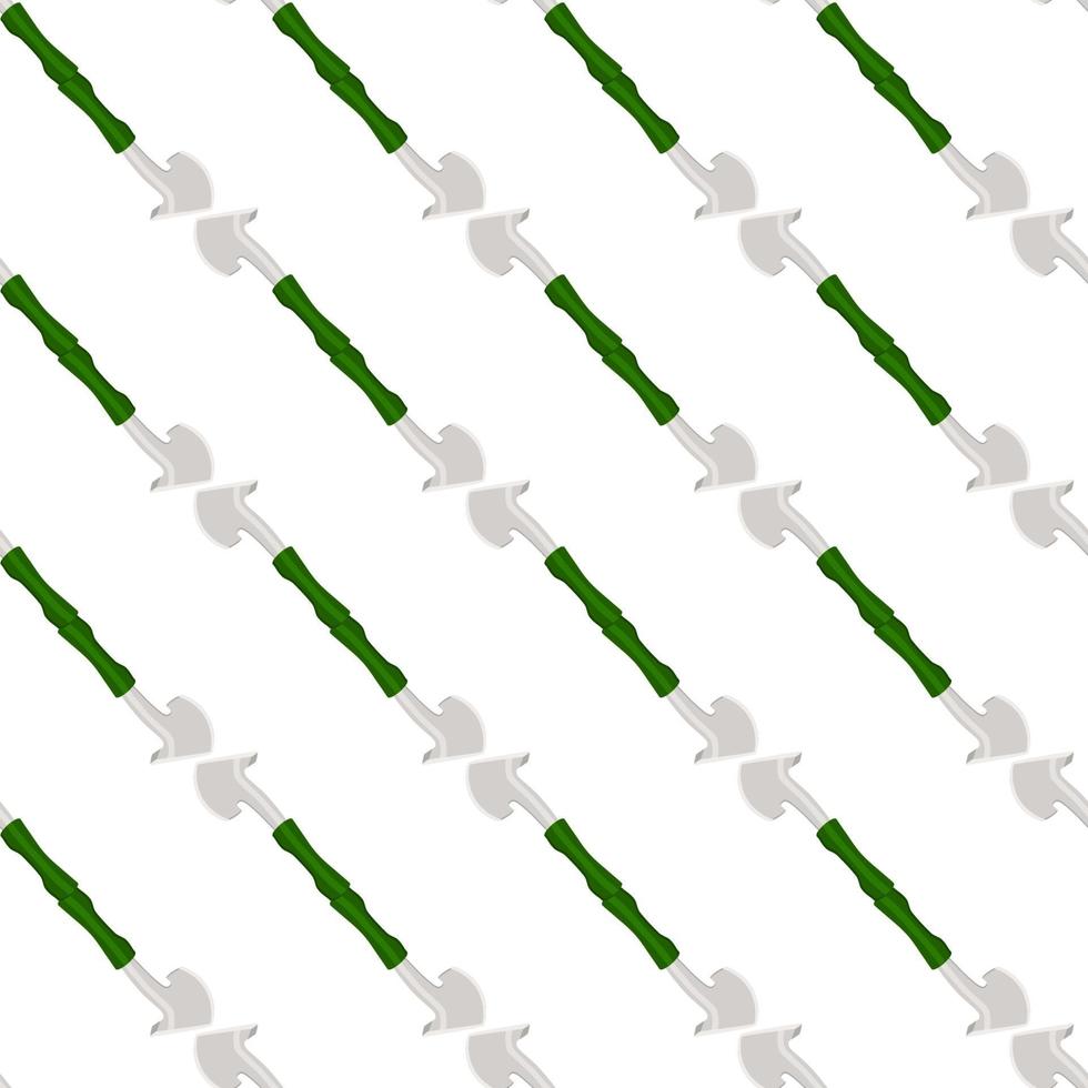 Illustration on theme pattern steel axes with wooden handle vector