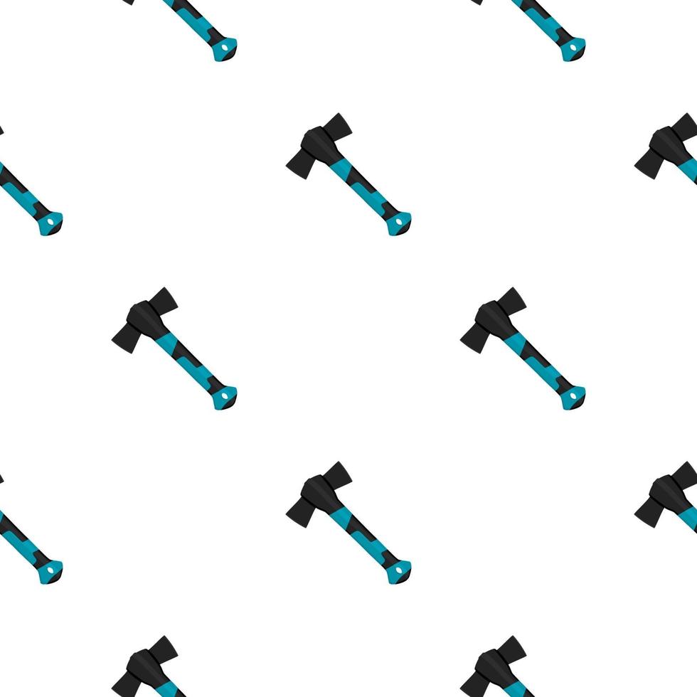 Illustration on theme pattern steel axes with wooden handle vector