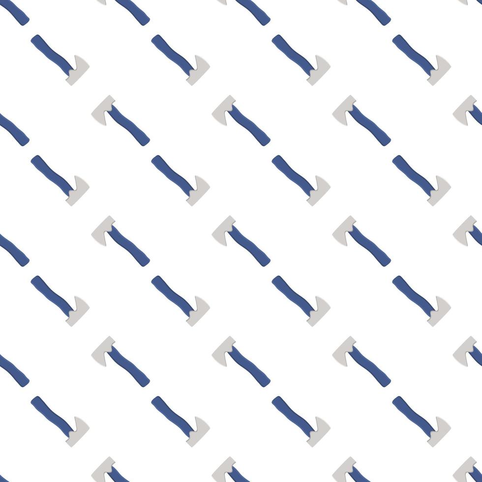 Illustration on theme pattern steel axes with wooden handle vector